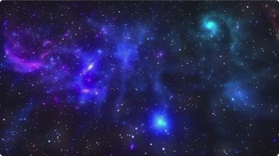 4K星系  梦幻动画覆盖 无运动背景的高清视频效果